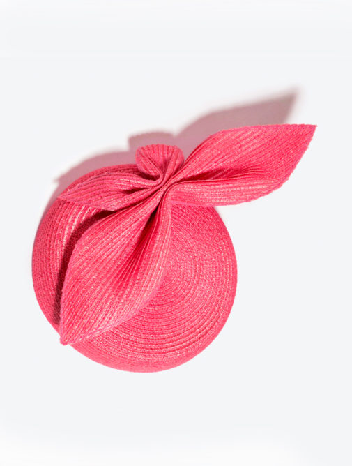 chapeau - femme - ceremonie - bibi - jeanne - Mademoiselle chapeaux - sorbet