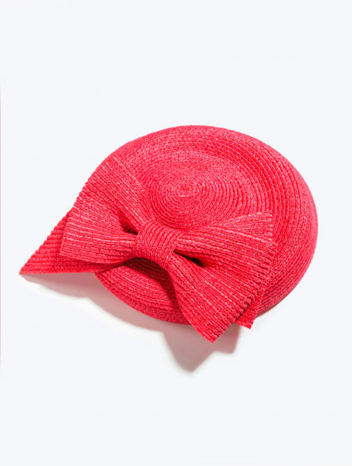 chapeau - femme - ceremonie - bibi - louison - Mademoiselle chapeaux - fraise