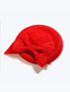 chapeau - femme - ceremonie - bibi - louison - Mademoiselle chapeaux - rouge