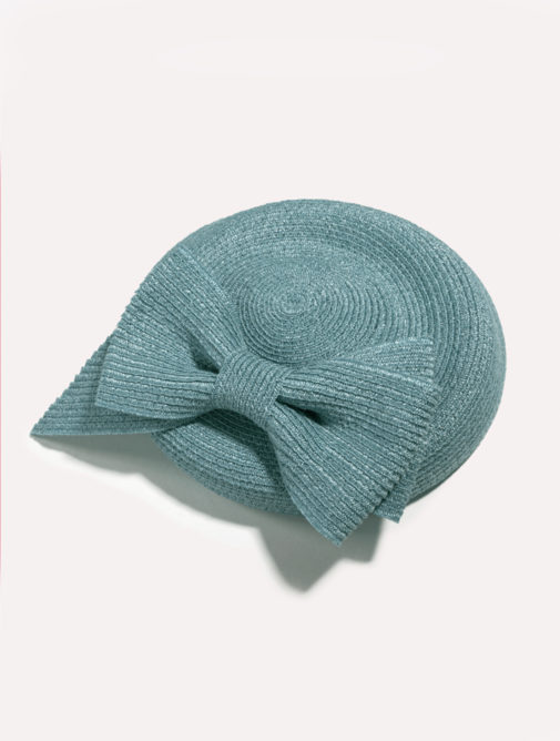 chapeau - femme - ceremonie - bibi - louison - Mademoiselle chapeaux - bleu