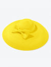 chapeau - femme - ceremonie - capeline - loulou - Mademoiselle chapeaux - jaune