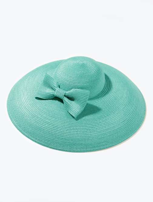 chapeau - femme - ceremonie - capeline - loulou - Mademoiselle chapeaux - vert