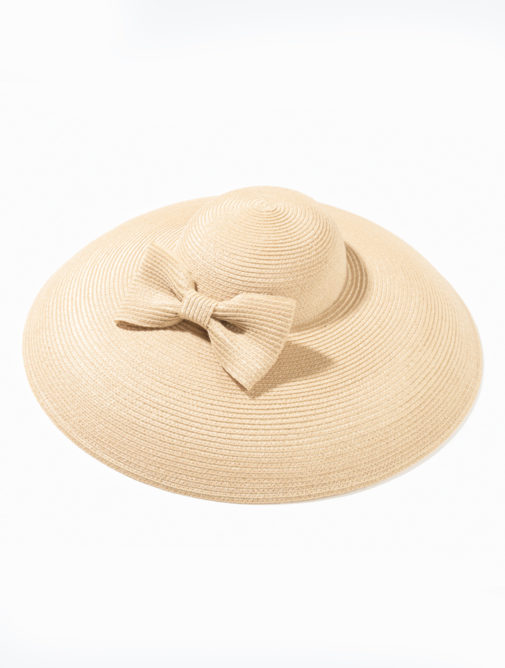 chapeau - femme - ceremonie - capeline - loulou - Mademoiselle chapeaux - ivoire