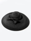 chapeau - femme - ceremonie - capeline - loulou - Mademoiselle chapeaux - noir
