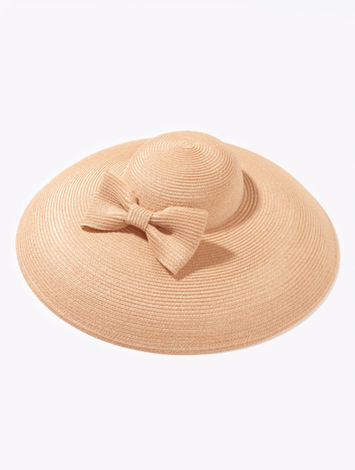 chapeau - femme - ceremonie - capeline - loulou - Mademoiselle chapeaux - nude