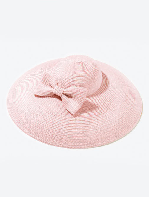 chapeau - femme - ceremonie - capeline - loulou - Mademoiselle chapeaux - rose