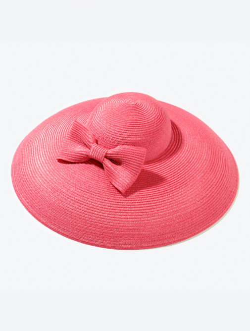 chapeau - femme - ceremonie - capeline - loulou - Mademoiselle chapeaux - sorbet