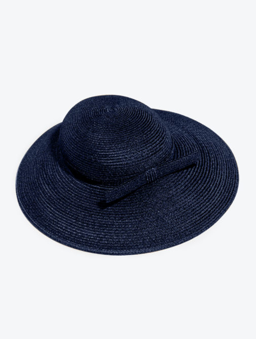 chapeau - femme - ceremonie - coiffe - marlette - Mademoiselle chapeaux - marine