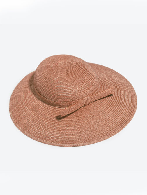 chapeau - femme - ceremonie - coiffe - marlette - Mademoiselle chapeaux - noisette