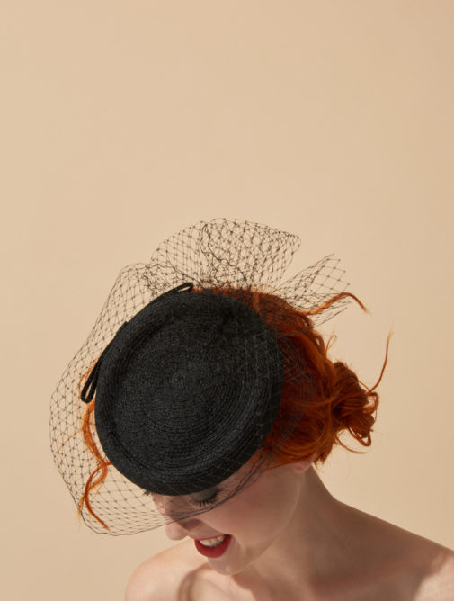 lookbook - Mademoiselle chapeaux - bibi - voilette - femme - ceremonie - pia