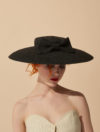 lookbook - Mademoiselle chapeaux - capeline - diane - noir