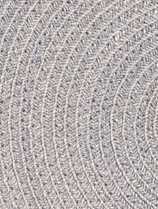 Vue détaillée - matière chapeau - Paille CF - gris perle