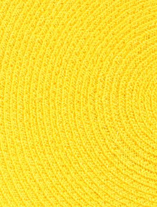 Vue détaillée - matière chapeau - Paille CF - jaune citron