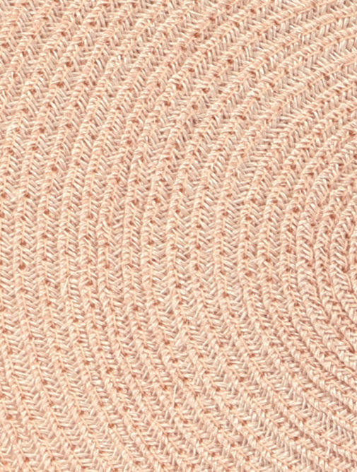 Vue détaillée - matière chapeau - Paille CF - rose nude