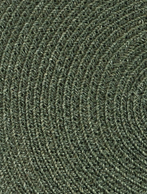 Vue détaillée - matière chapeau - Paille CF - vert mousse