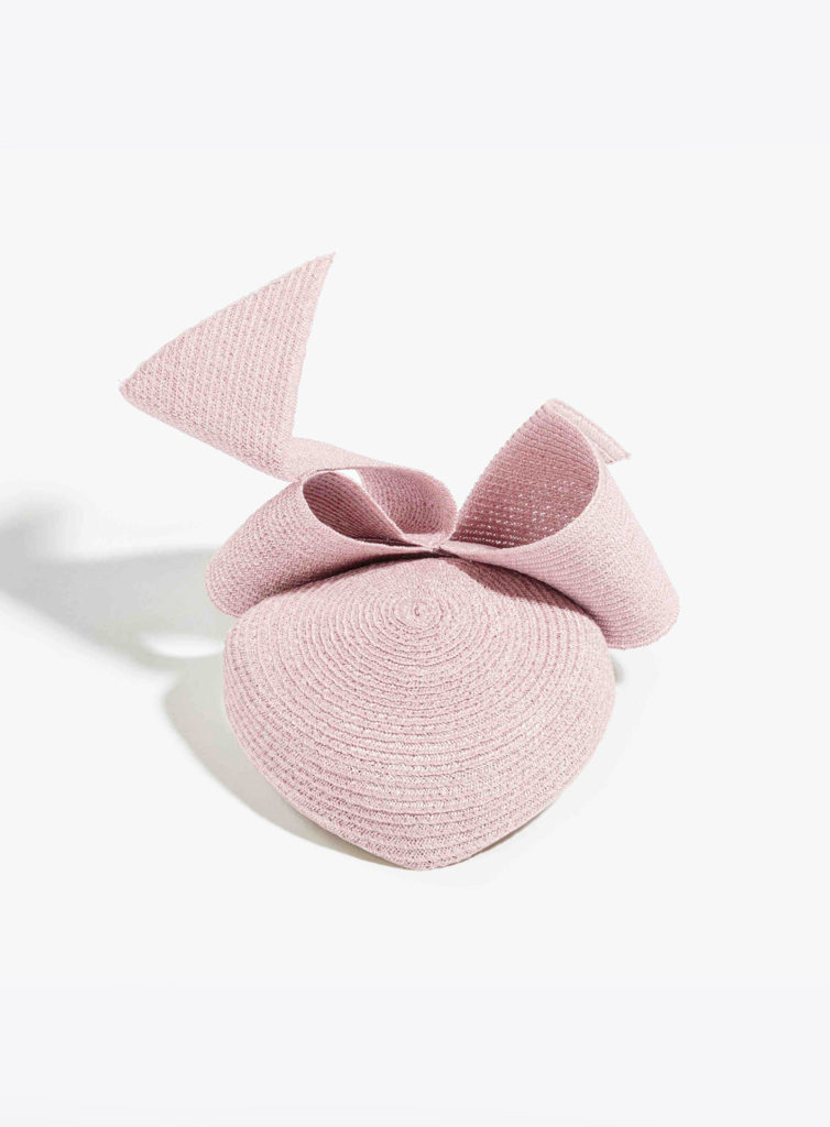 chapeau - ceremonie - bibi - femme - paille - alice - Mademoiselle chapeaux - rose