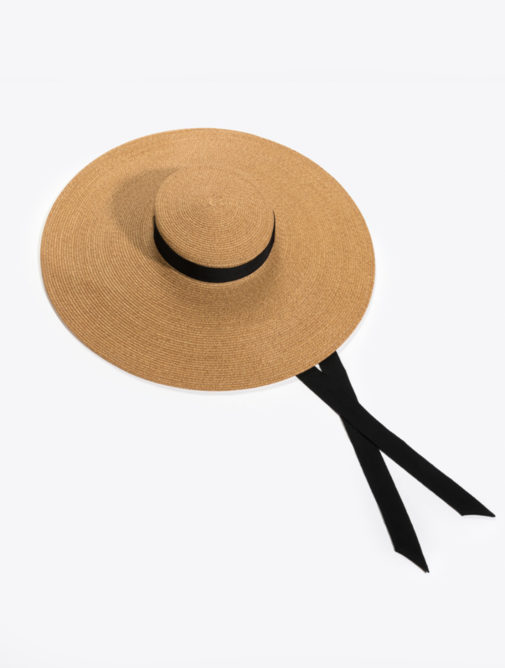 Chapeau - femme - ceremonie - paille - capeline - provençal - mademoiselle chapeaux