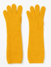 Sélection accessoires hiver par Mademoiselle Chapeaux - Gants laine - jaune