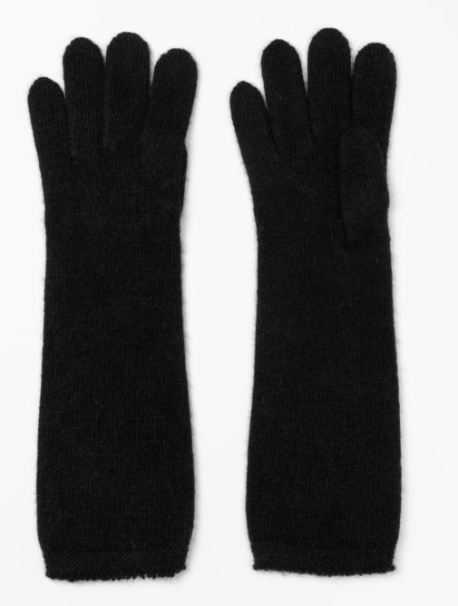 Sélection accessoires hiver par Mademoiselle Chapeaux - Gants laine - noir