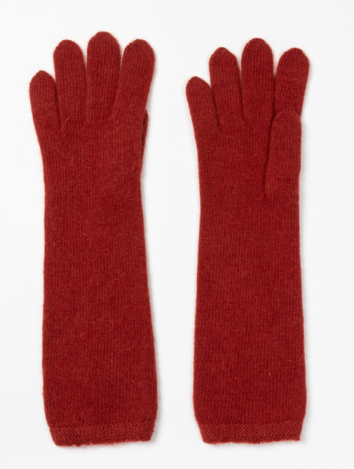 Sélection accessoires hiver par Mademoiselle Chapeaux - Gants laine - rouge