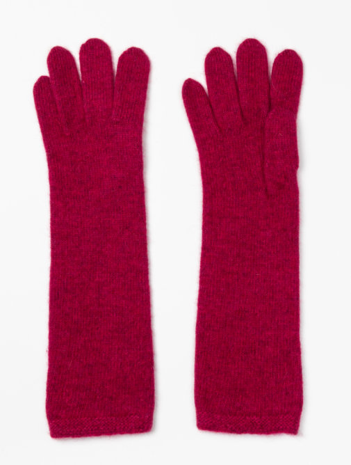 Sélection accessoires hiver par Mademoiselle Chapeaux - Gants laine - rose