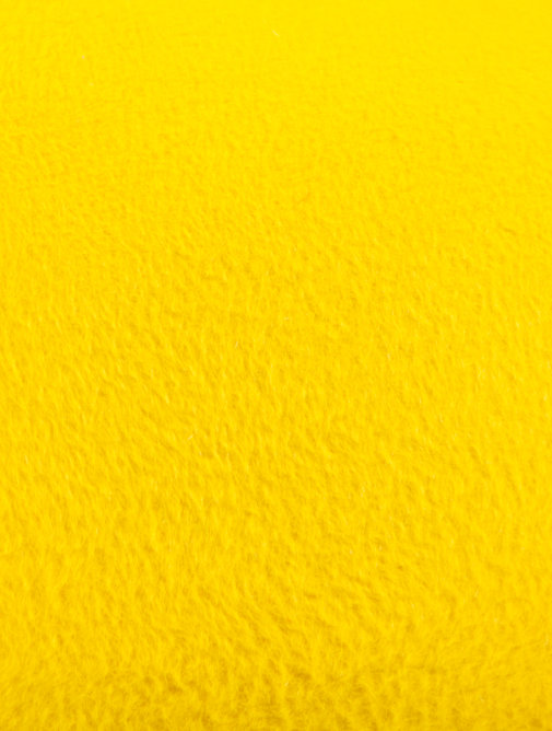Vue détaillée - matière pour chapeaux - feutre - jaune citron