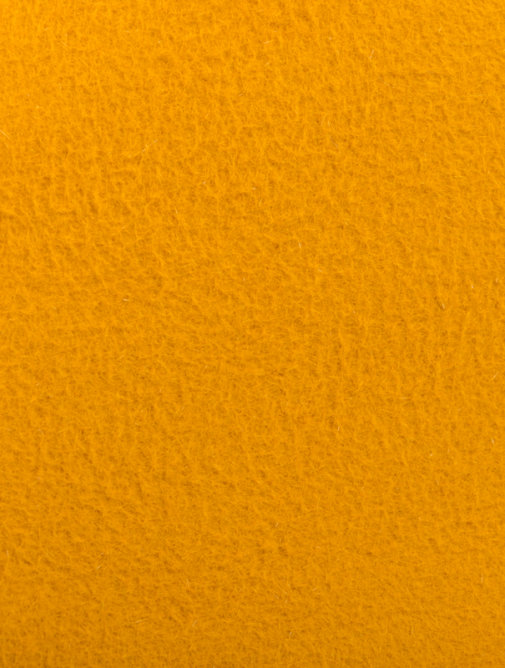 Vue détaillée - matière pour chapeaux - feutre - jaune safran