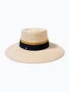 Chapeau été Mademoiselle Chapeaux - Fédora Tara - Collection Panama style - Paille ivoire#3