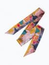 Foulard soie Mademoiselle Chapeaux - Collection volcan - Or