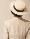 Lookbook Mademoiselle Chapeaux - Canotier Samuel - Collection Panama Style - Paille #5