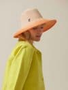 Capeline -femme-été-woowoo-orange-mademoiselle chapeaux
